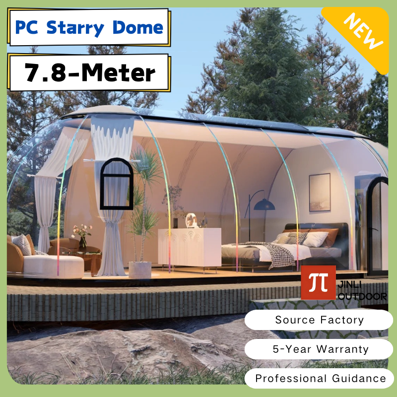 Outdoor Furniture Arhaus - 7.8-Meter Transparent Starry PC Dome Tent