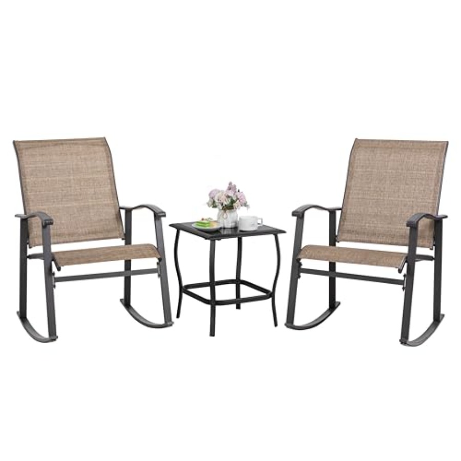 Outdoor Furniture In - Shintenchi Rocking Chair Outdoor with Table