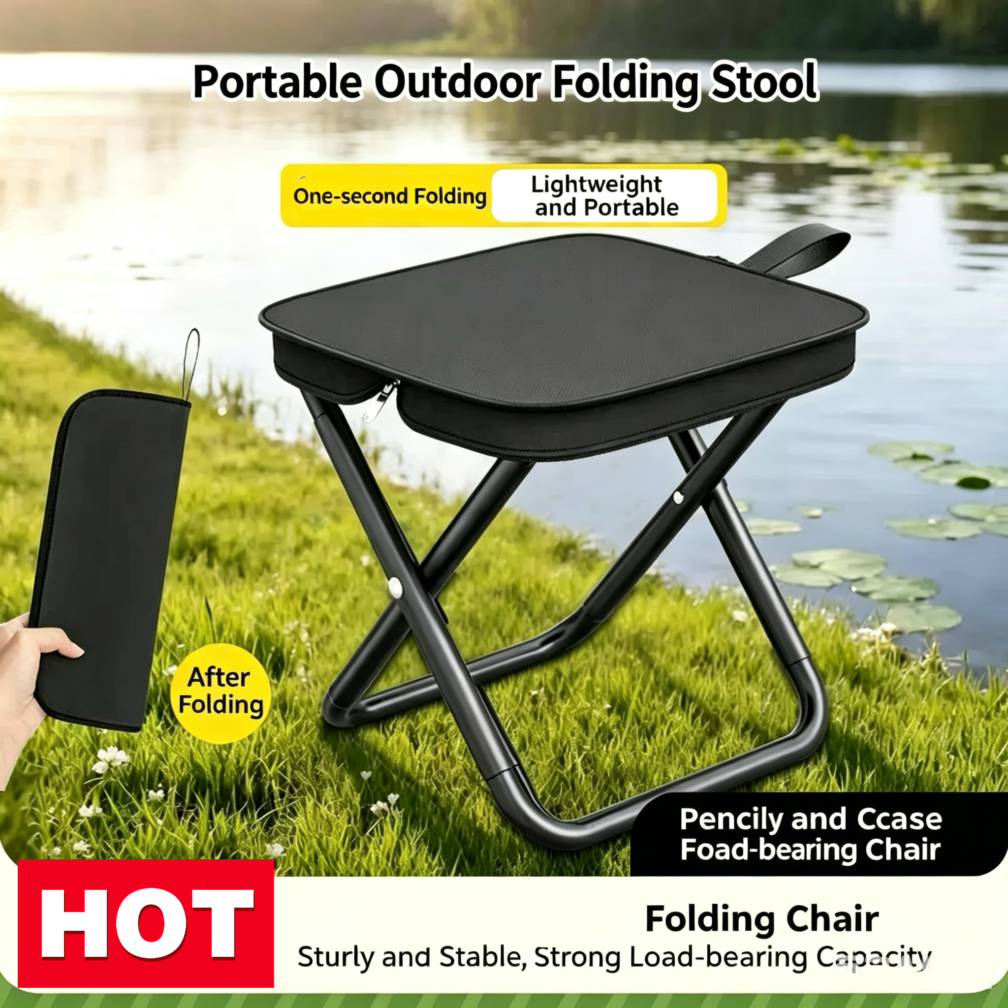 Outdoor Furniture Diy Plans - 2026 Ultra Light Folding Portable Chair