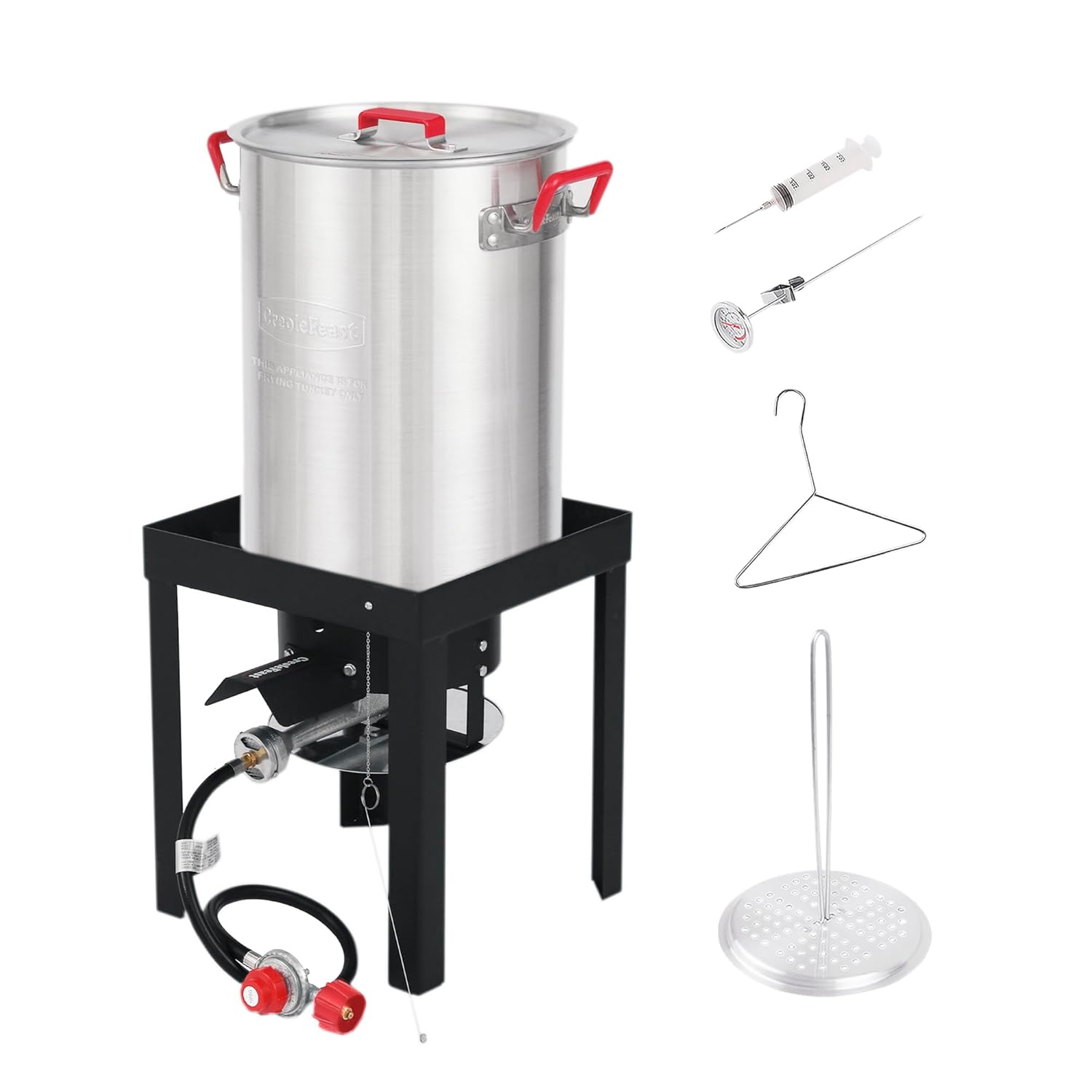 Outdoor Furniture Turkey - 30 Qt Aluminum Turkey Fryer Pot