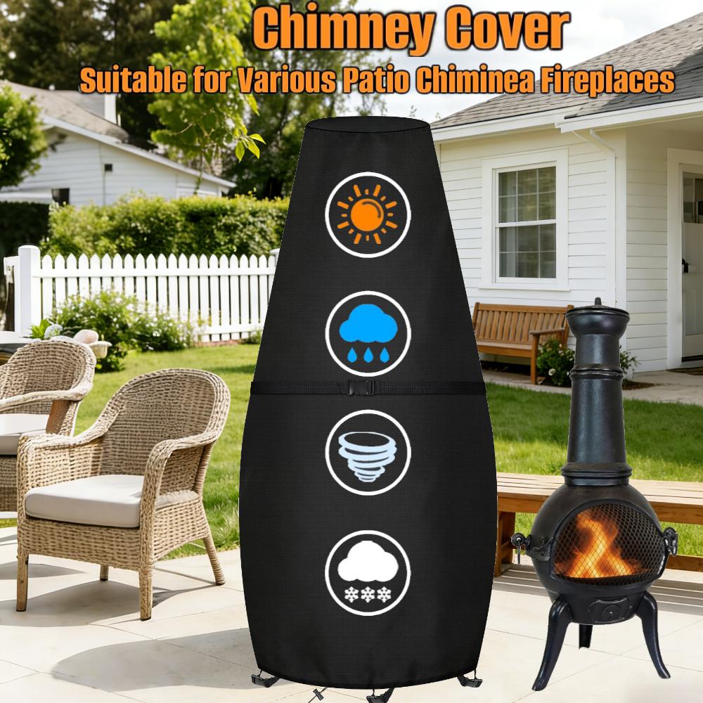 Outdoor Furniture Covers Waterproof - 210D Oxford Cloth Waterproof Chiminea Cover