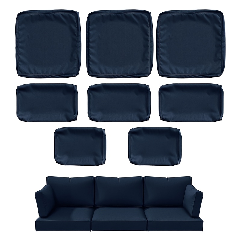 Outdoor Furniture Without Cushions - 8P Outdoor Cushion Slipcovers Outdoor Patio