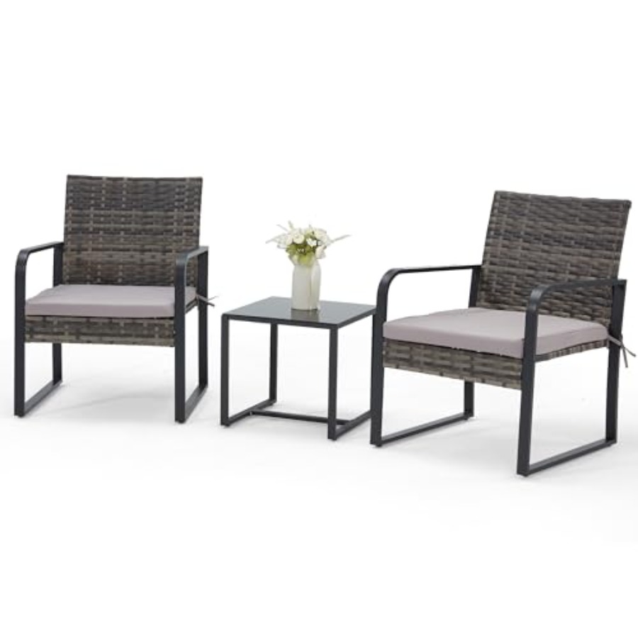 Outdoor Furniture In - Bezseller 3 Piece Outdoor Patio Furniture
