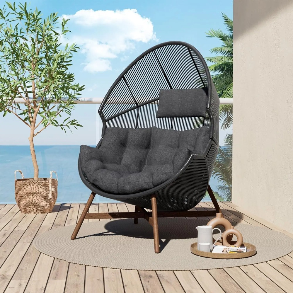 Outdoor Egg Chair PE Wicker Wo – Outdoor Furniture Egg Chair recenzja i cena