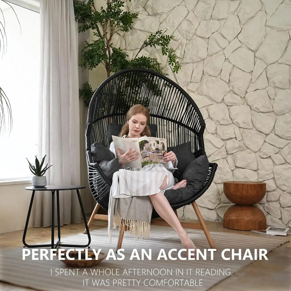 Outdoor Egg Chair PE Wicker Wo – Outdoor Furniture Egg Chair recenzja i cena