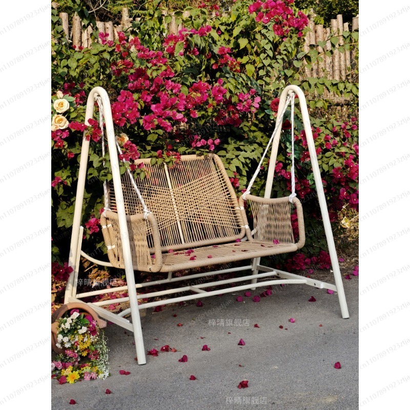 Outdoor courtyard swing rockin – Outdoor Furniture Egg Chair recenzja i cena