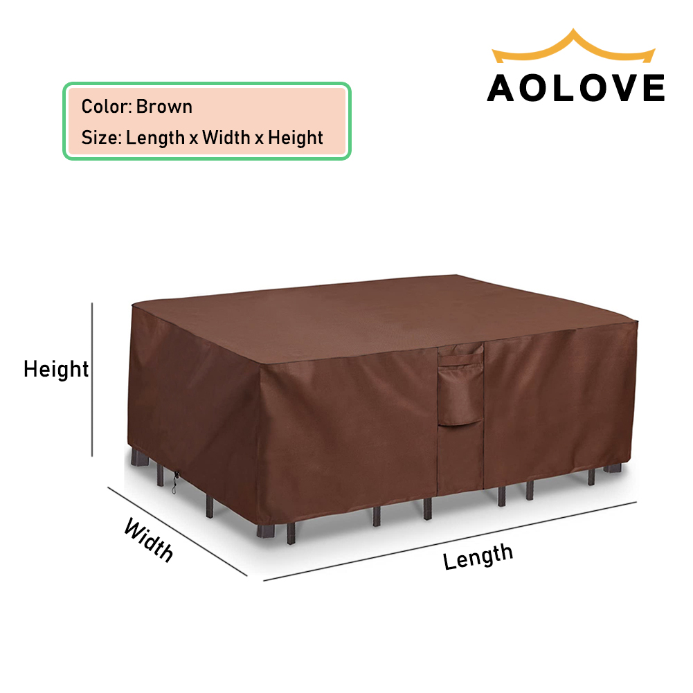 Brown 420D HEAVY DUTY Outdoor  – Outdoor Furniture Sunbrella recenzja i cena