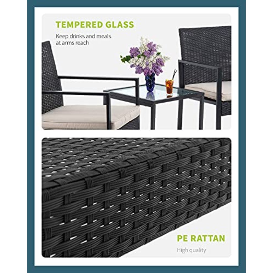 FDW 3 Pieces Outdoor Patio Fur – Outdoor Furniture In recenzja i cena
