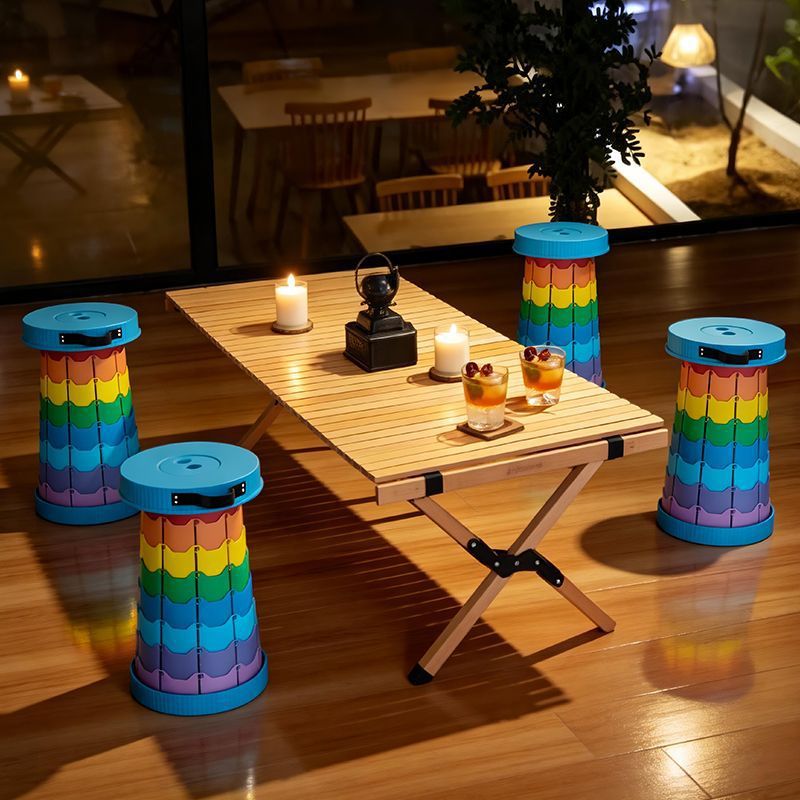 2026 1PC Rainbow Folding Stool – Outdoor Furniture Diy Plans recenzja i cena