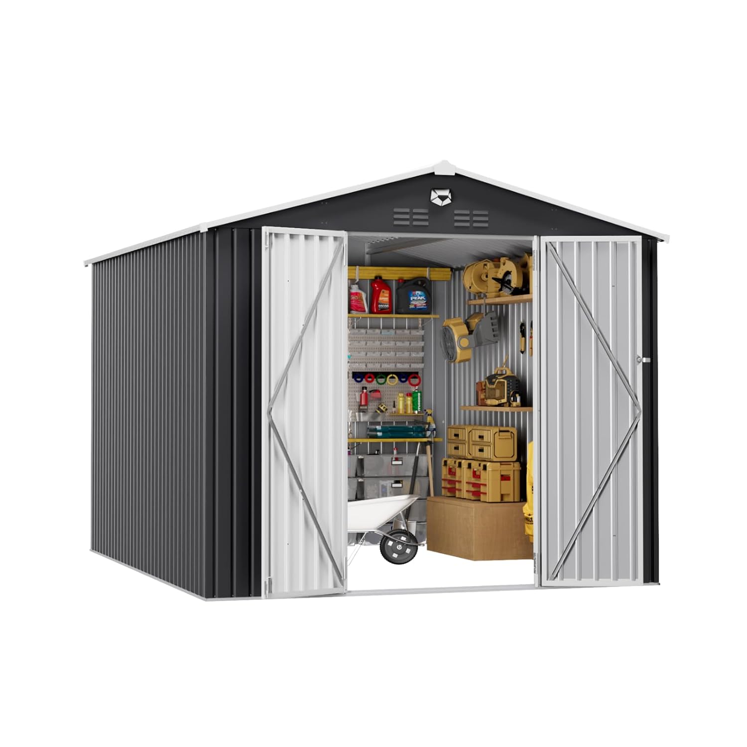 10x12 FT Metal Outdoor Storage – Outdoor Furniture Arhaus recenzja i cena