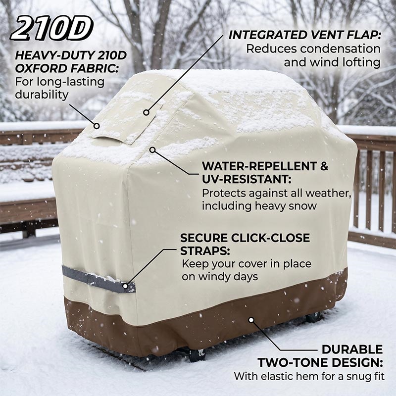 210D BBQ Beige Barbecue Grill  – Outdoor Furniture Varnish recenzja i cena