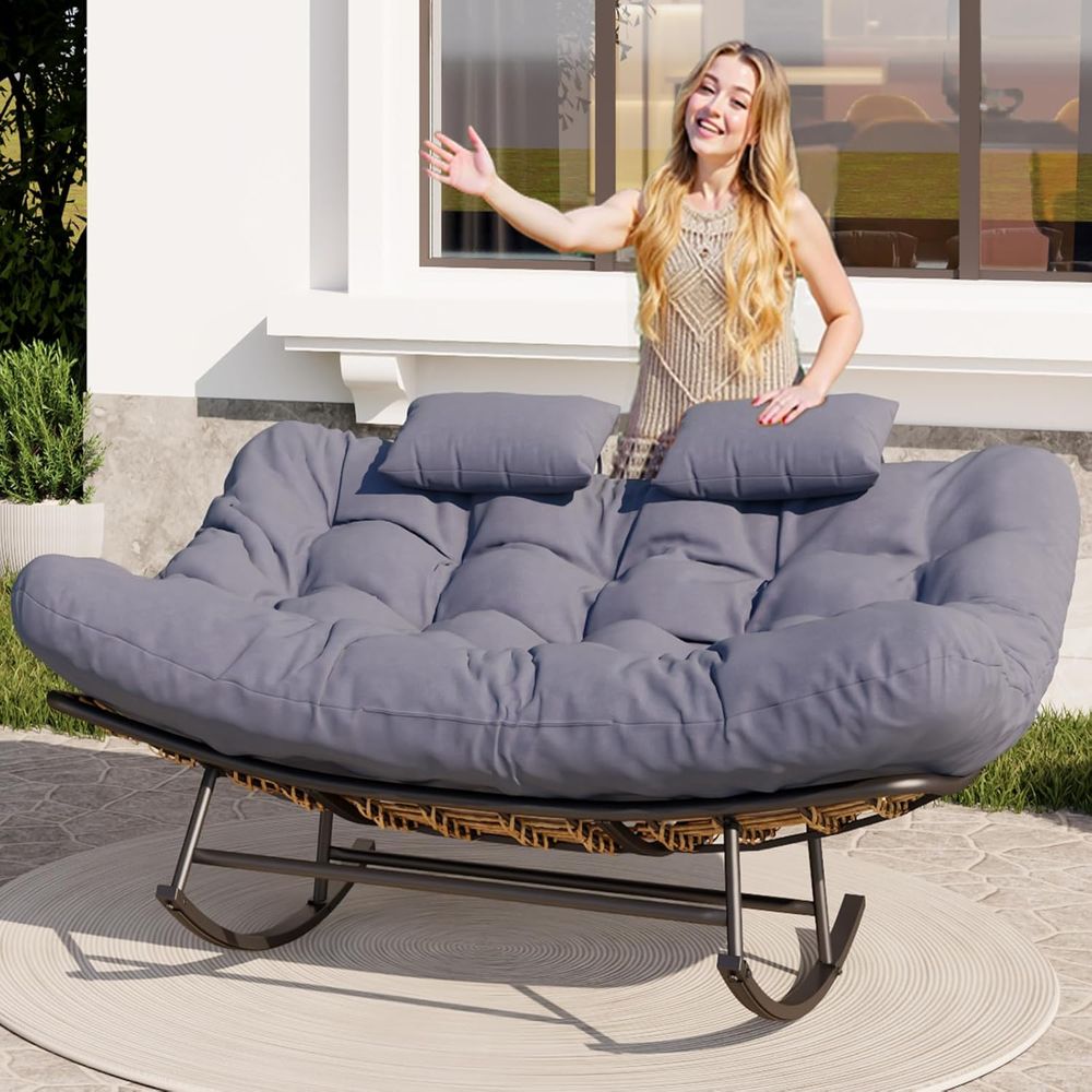Double Outdoor Rocking Lovesea – Outdoor Furniture Egg Chair recenzja i cena