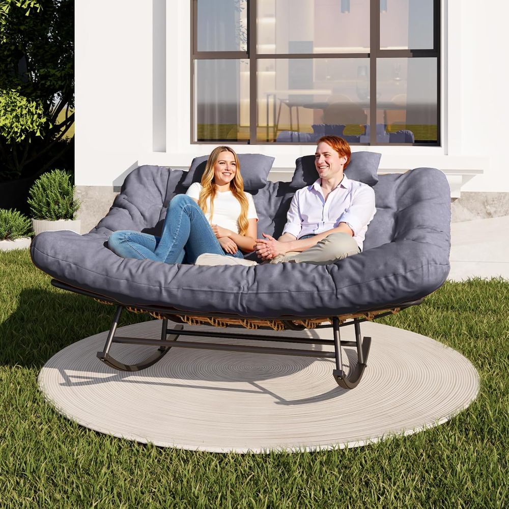 Double Outdoor Rocking Lovesea – Outdoor Furniture Egg Chair recenzja i cena