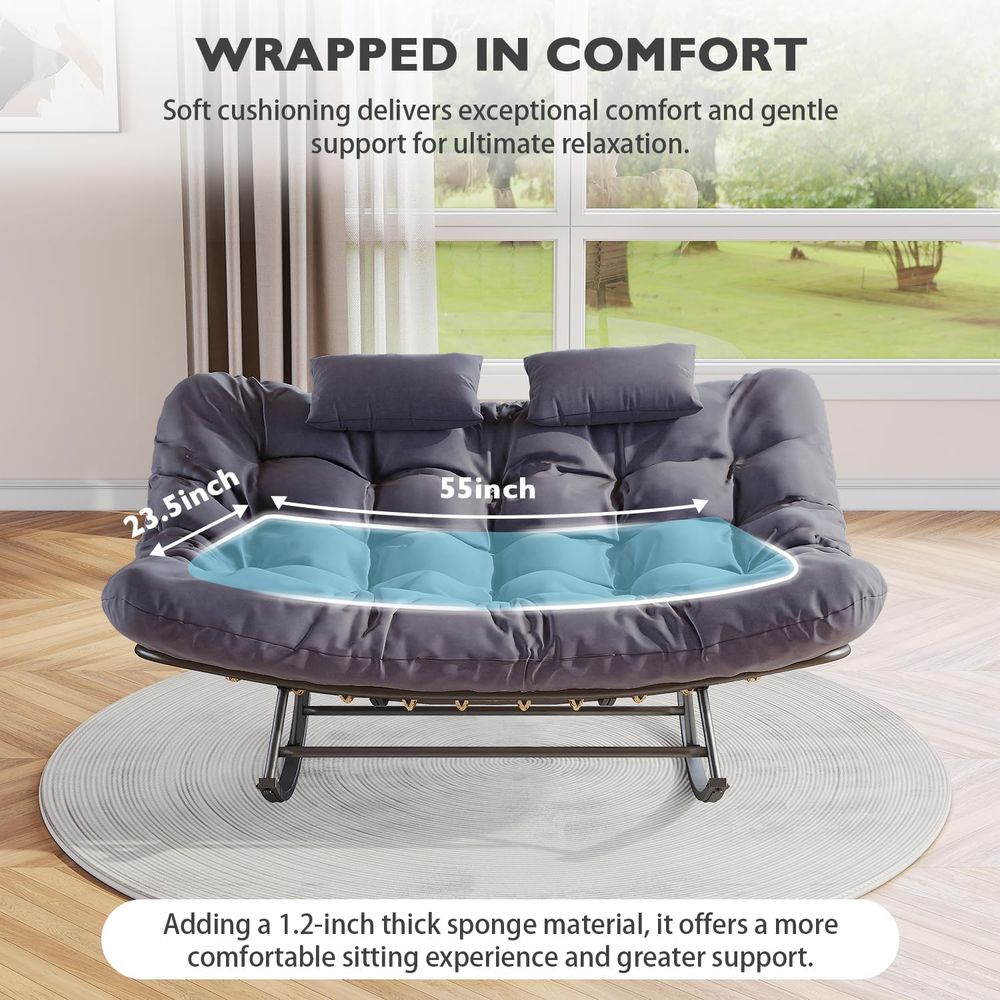 Double Outdoor Rocking Lovesea – Outdoor Furniture Egg Chair recenzja i cena