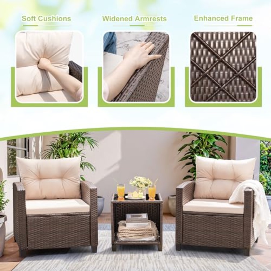 Devoko 3 Pieces Patio Furnitur – Outdoor Furniture In recenzja i cena