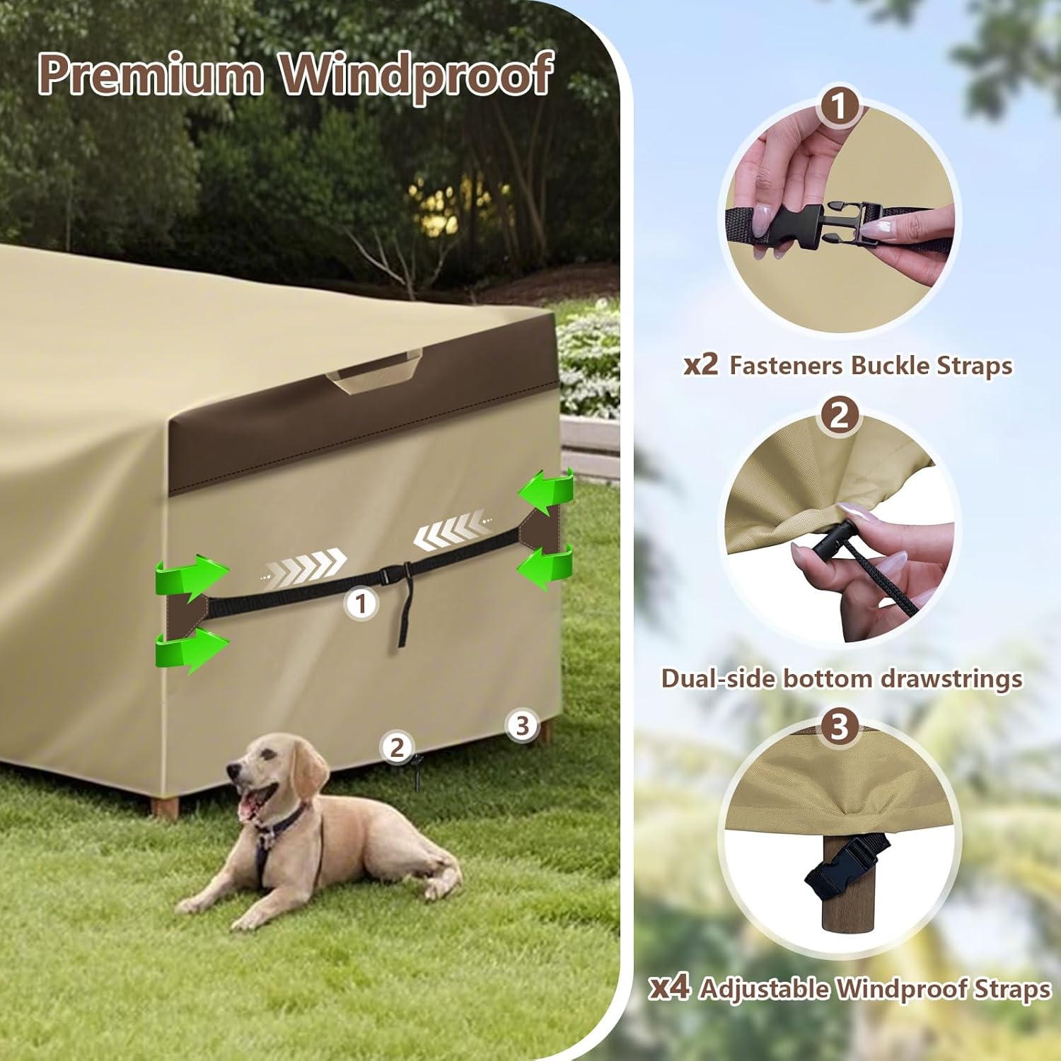 Heavy Duty Outdoor Patio Furni – Outdoor Furniture Covers Waterproof recenzja i cena