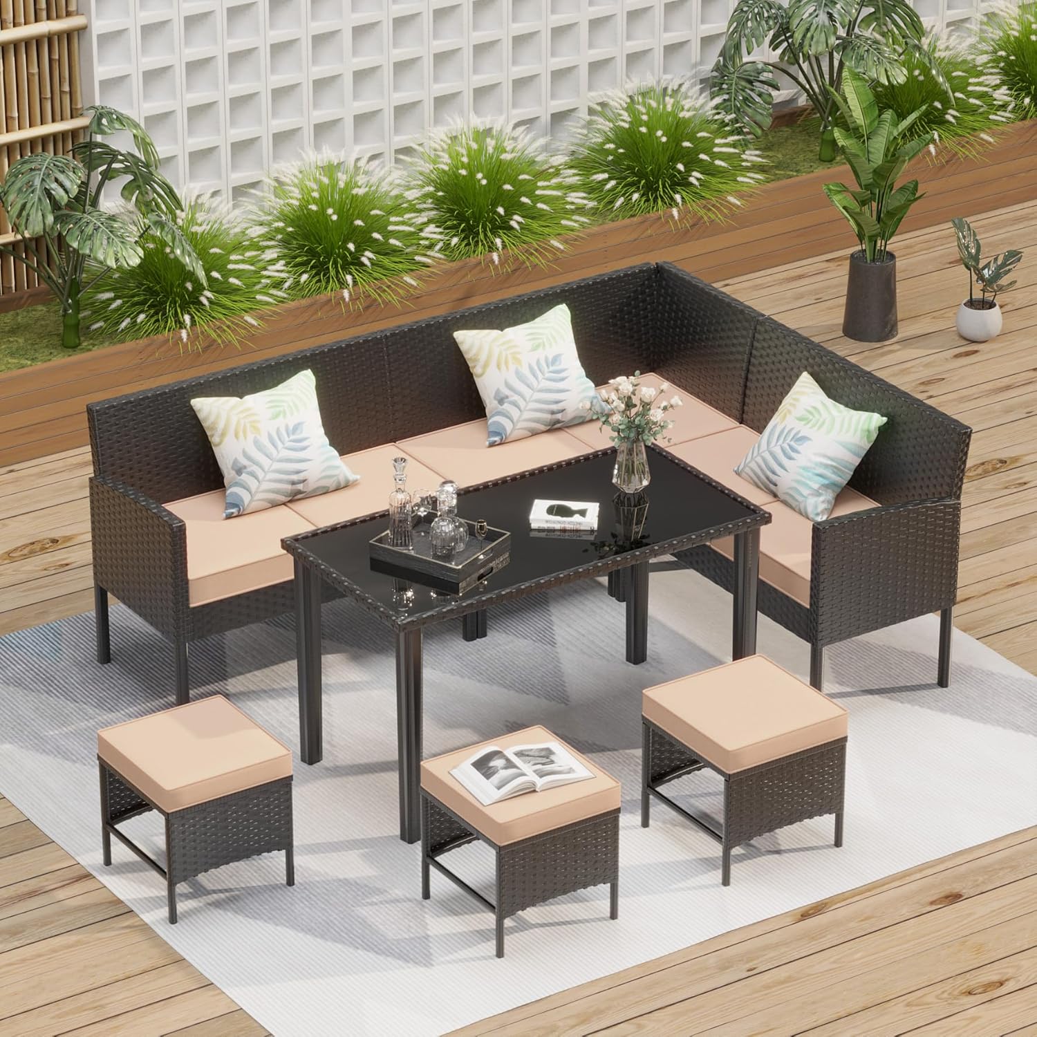 7-Piece Outdoor Patio Furnitur – Outdoor Furniture Without Cushions recenzja i cena