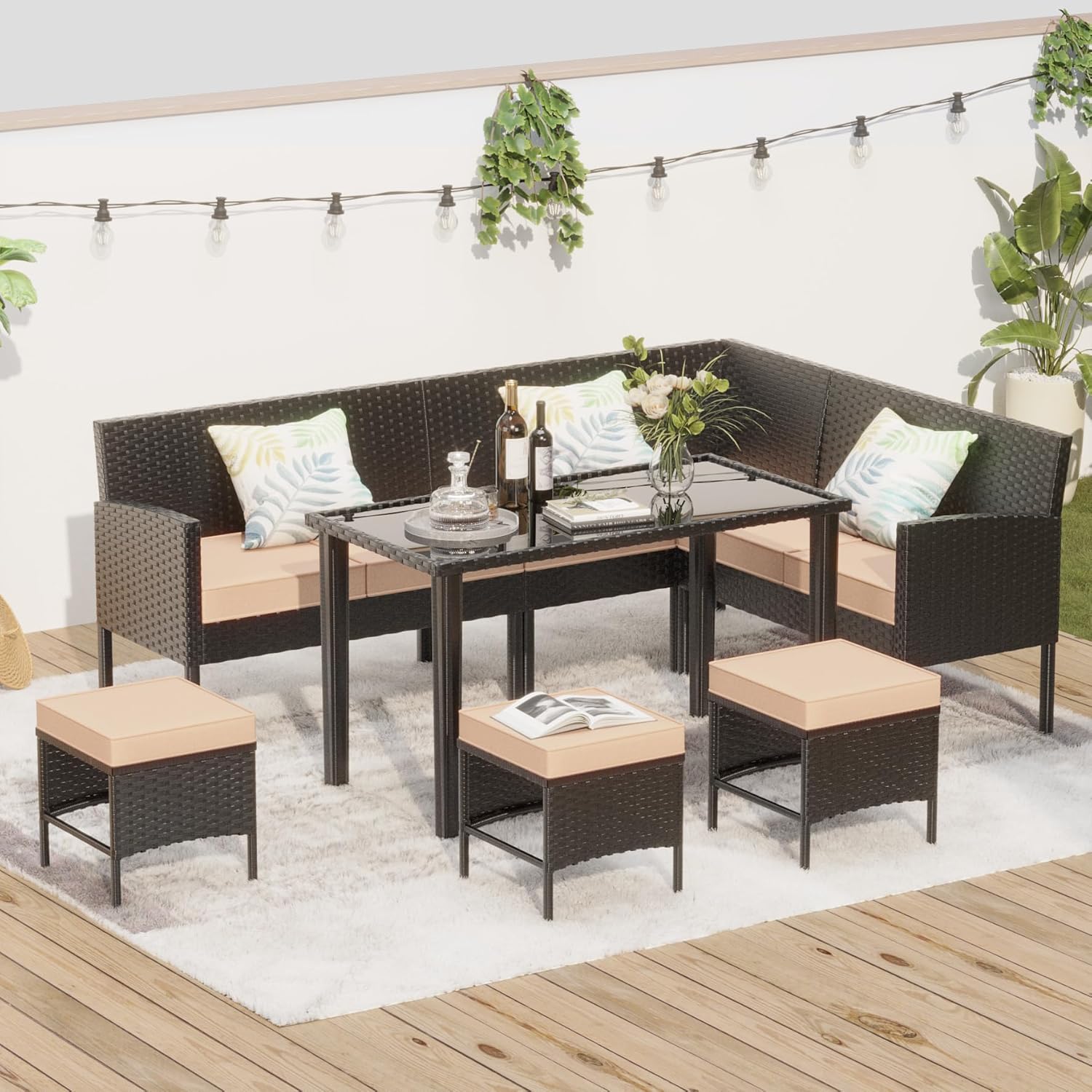 7-Piece Outdoor Patio Furnitur – Outdoor Furniture Without Cushions recenzja i cena