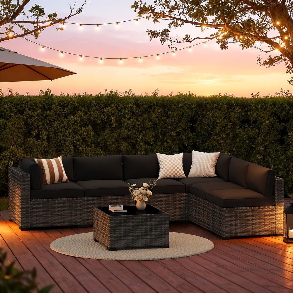 7Piece Patio Furniture Set, Wi – Outdoor Furniture Without Cushions recenzja i cena