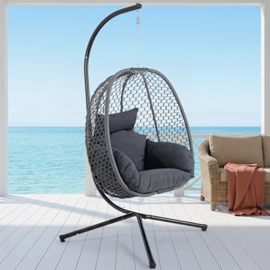 Egg Chair Outdoor with Stand,  – Outdoor Furniture Egg Chair recenzja i cena