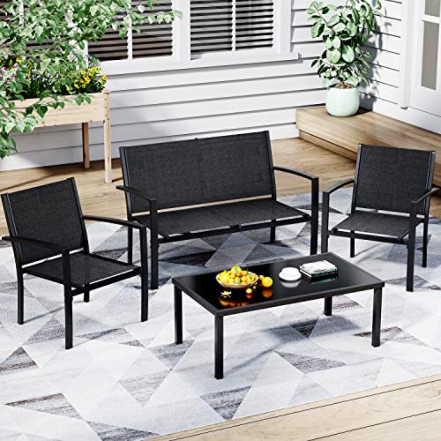 Greesum 4 Pieces Patio Furnitu – Outdoor Furniture In recenzja i cena