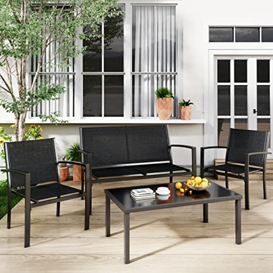 Greesum 4 Pieces Patio Furnitu – Outdoor Furniture In recenzja i cena