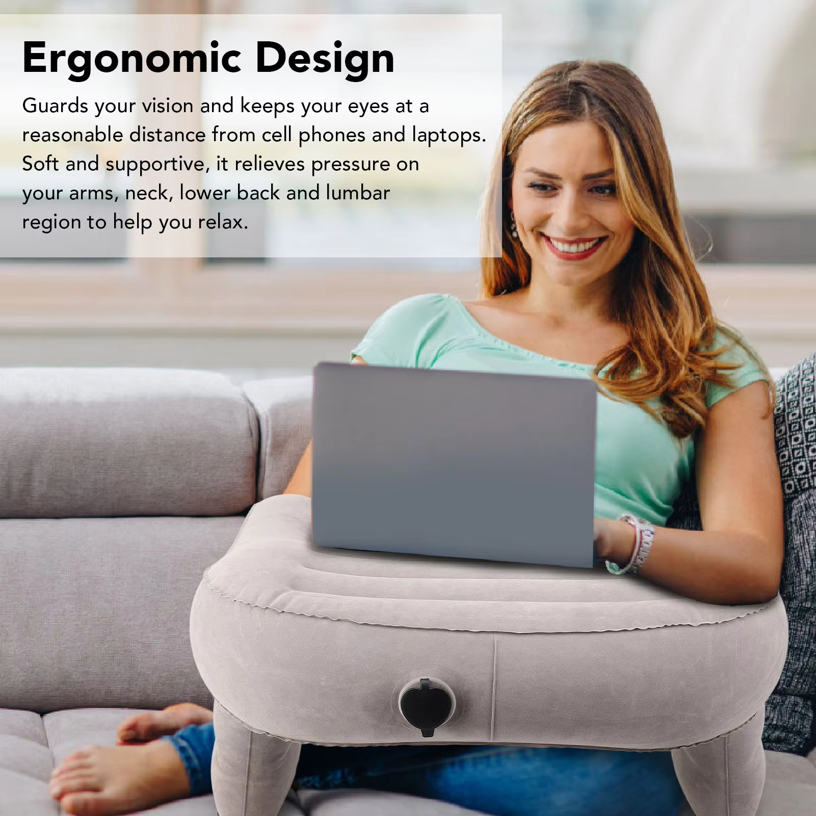 Inflatable Lap Desk Pillow Inf – Outdoor Furniture Arhaus recenzja i cena
