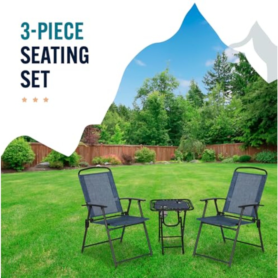 Trapper's Peak 3-Piece Folding – Outdoor Furniture In recenzja i cena