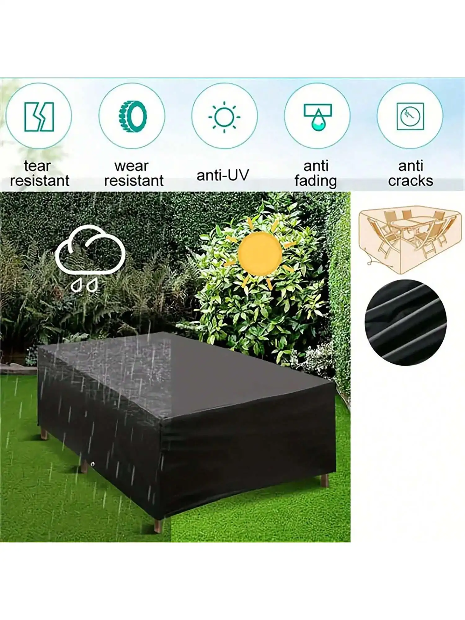 Multi-Size Outdoor Patio Garde – Outdoor Furniture Covers Waterproof recenzja i cena