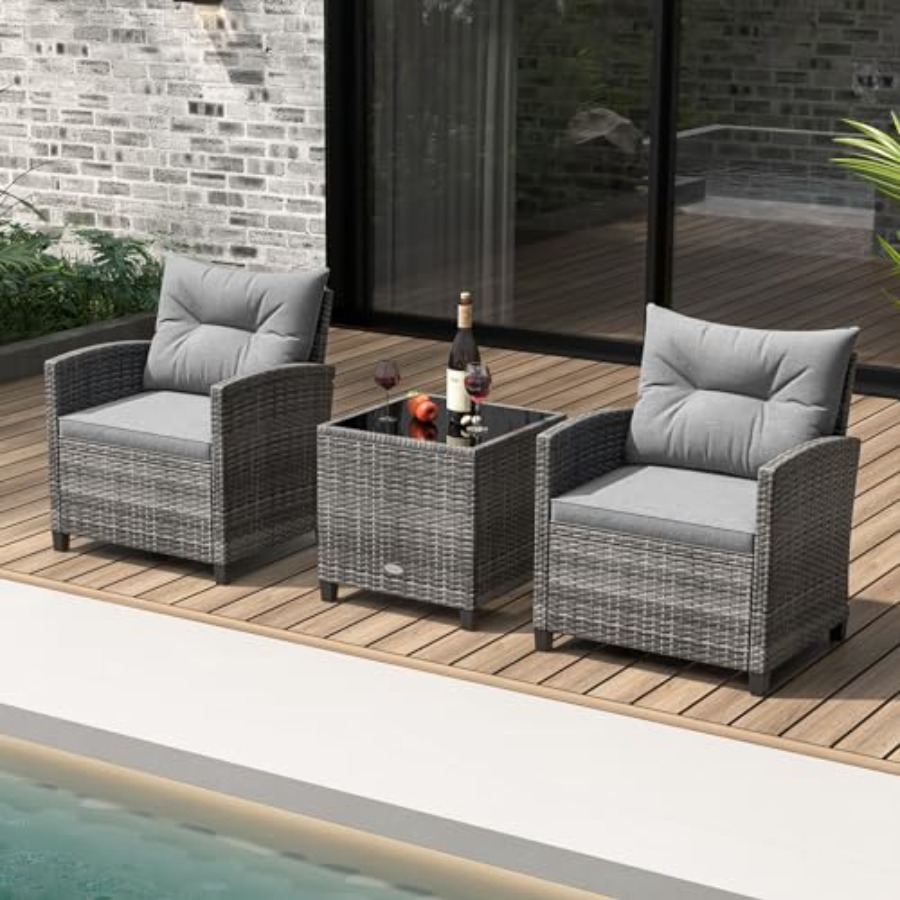 KOTEK 3 Piece Patio Furniture  – Outdoor Furniture In recenzja i cena