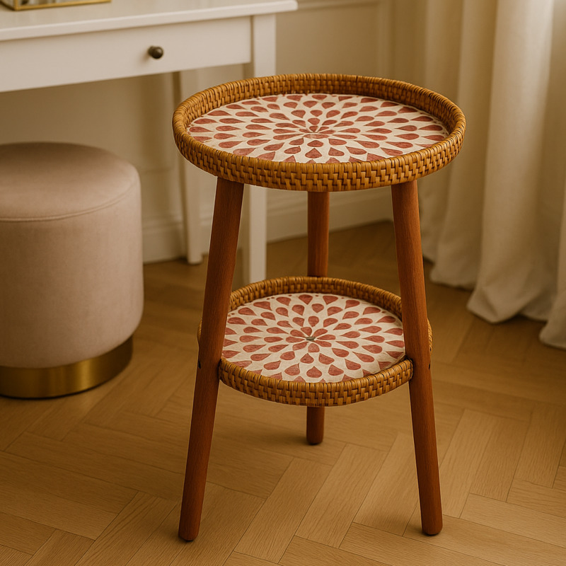 Double-Layer Rattan Coffee Tab – Outdoor Furniture Diy Plans recenzja i cena