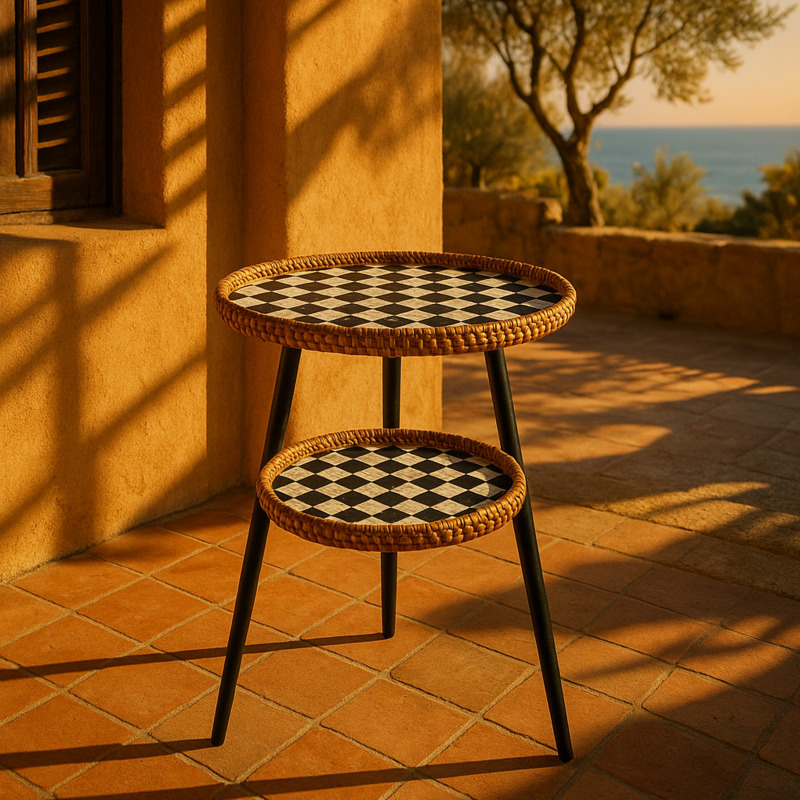 Double-Layer Rattan Coffee Tab – Outdoor Furniture Diy Plans recenzja i cena