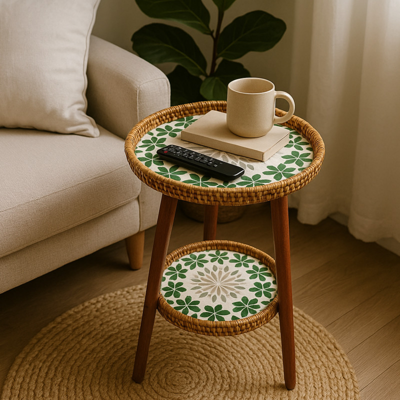 Double-Layer Rattan Coffee Tab – Outdoor Furniture Diy Plans recenzja i cena