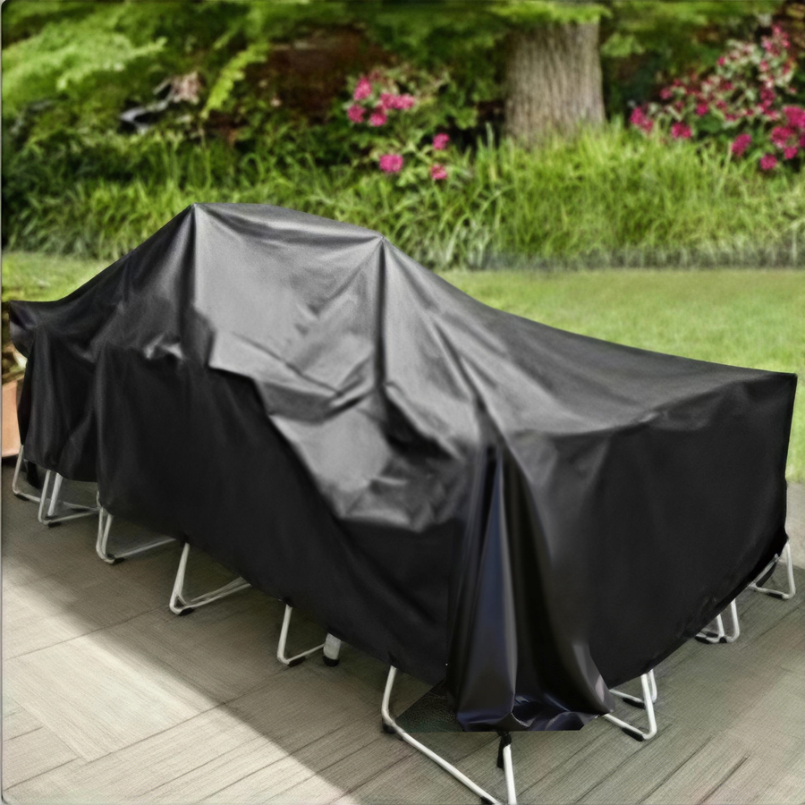 Durable Pure Black PVC Waterpr – Outdoor Furniture Covers Waterproof recenzja i cena