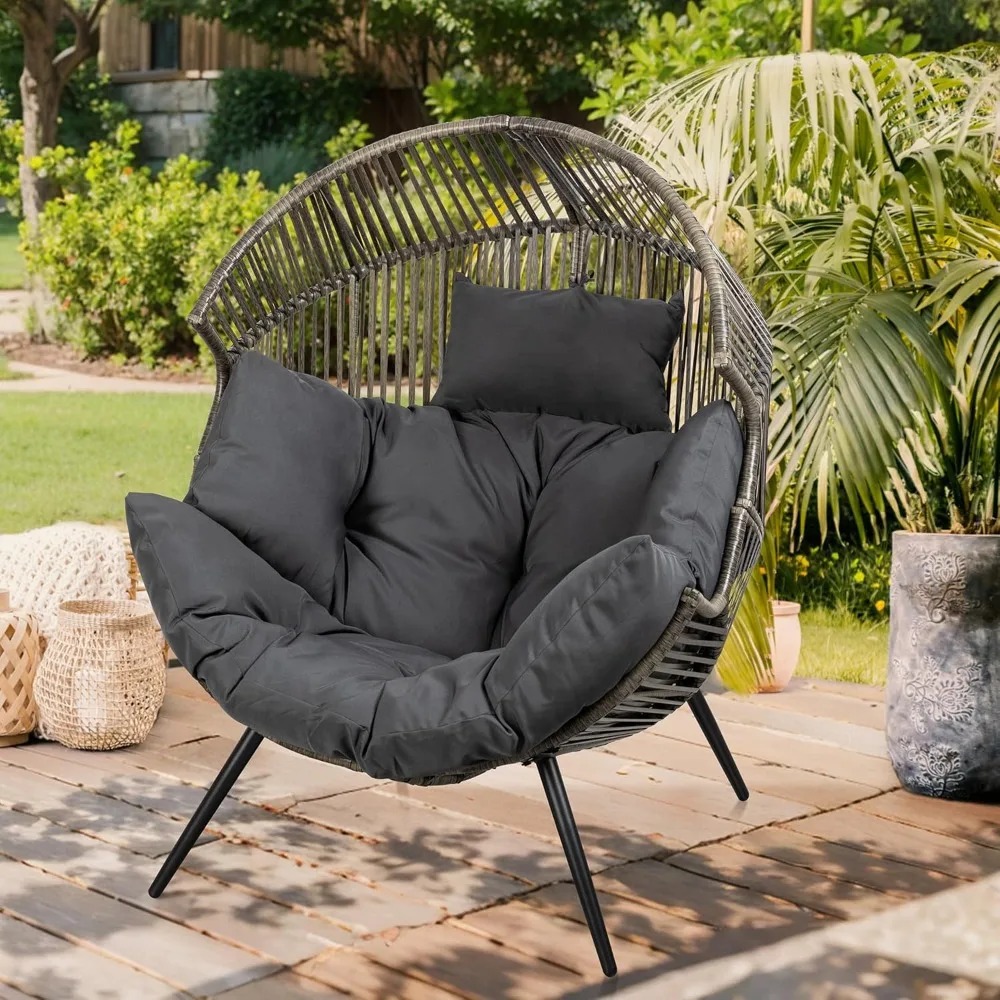 Outdoor Wicker Egg Chair PE Ra – Outdoor Furniture Egg Chair recenzja i cena
