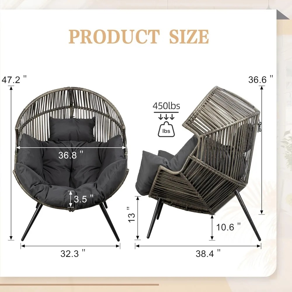 Outdoor Wicker Egg Chair PE Ra – Outdoor Furniture Egg Chair recenzja i cena