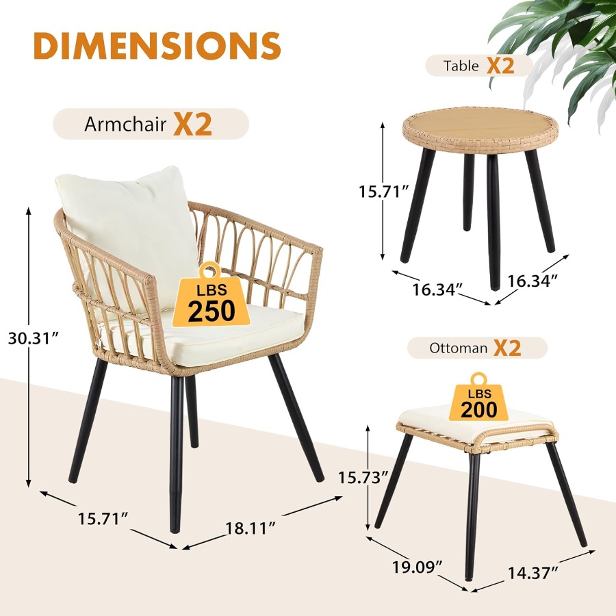 5 Piece Patio Furniture Set Ou – Outdoor Furniture In recenzja i cena