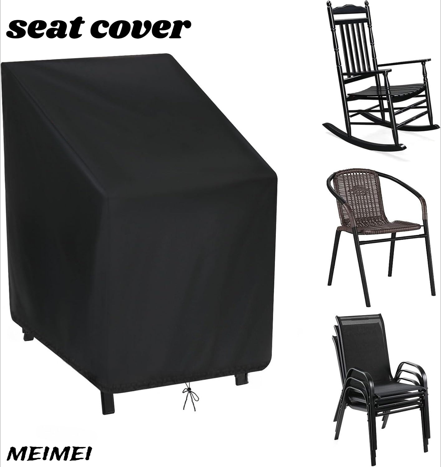 Stacked Chair Dust Cover Stora – Outdoor Furniture Covers Waterproof recenzja i cena