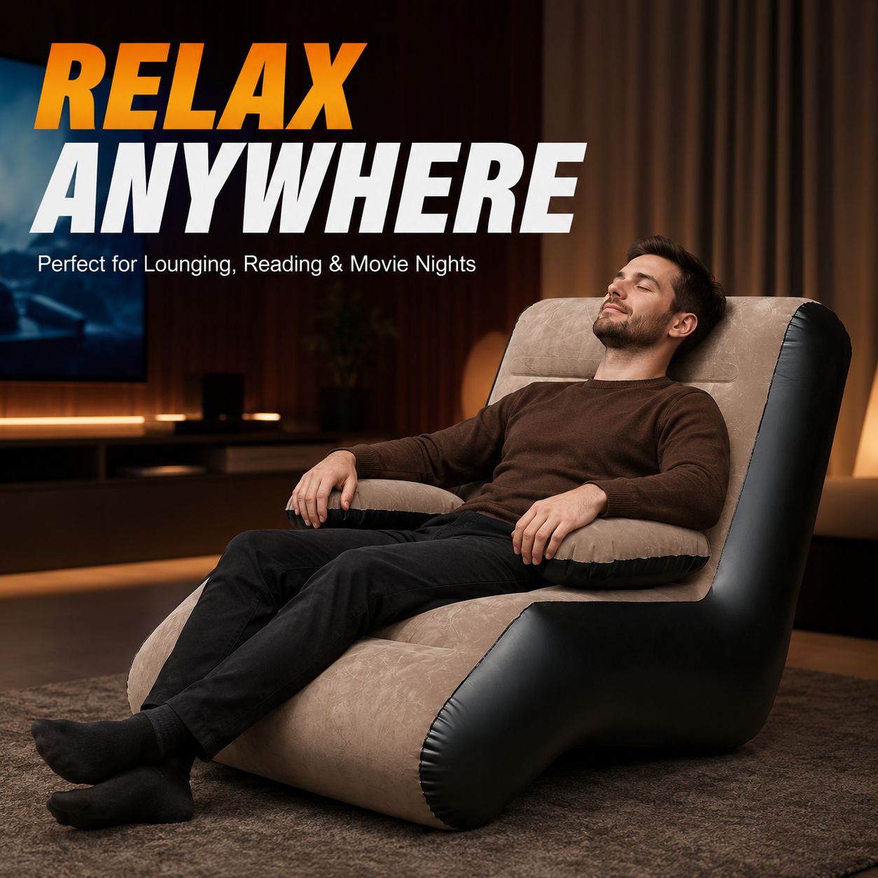 1PC Inflatable Air Sofa Portab – Outdoor Furniture Diy Plans recenzja i cena