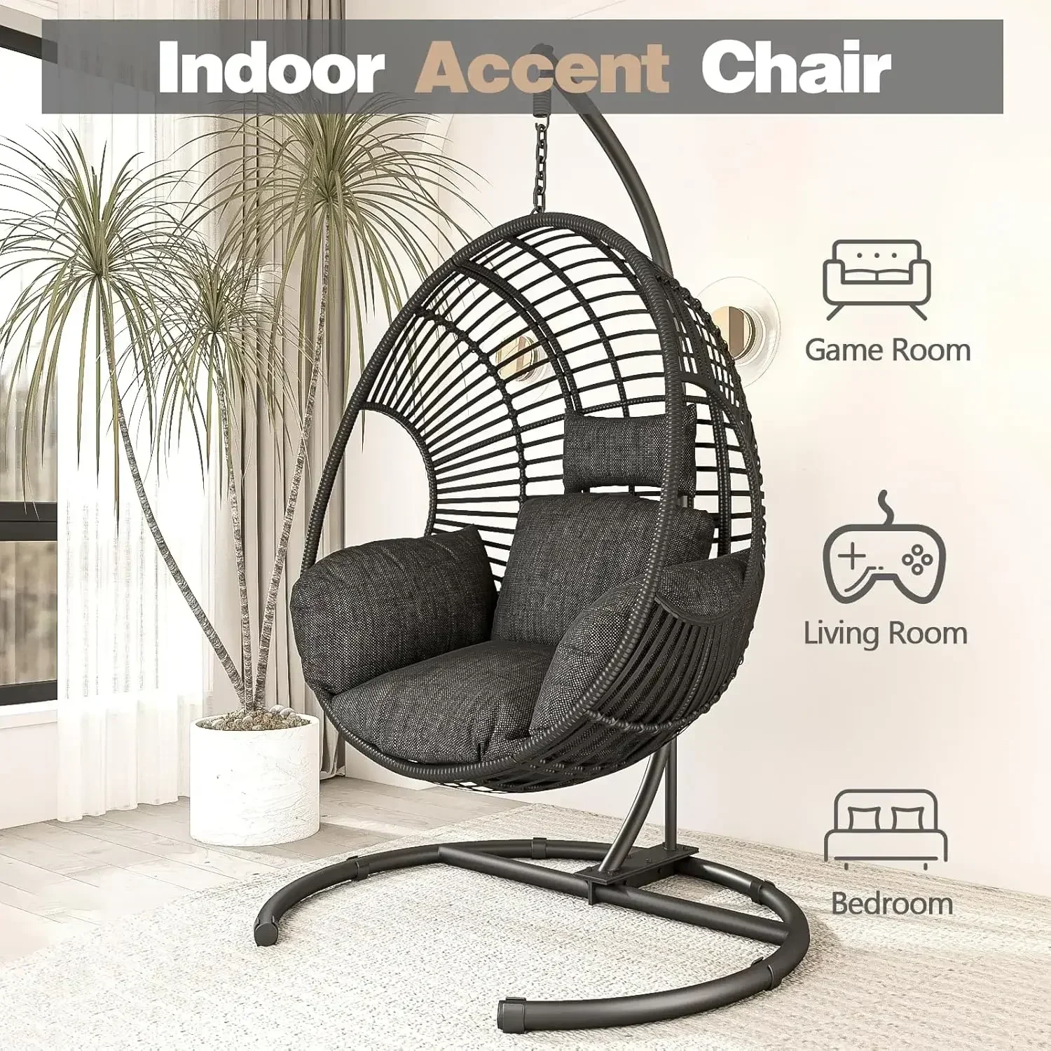 （XMSJ-Hot）Oversized Hanging Eg – Outdoor Furniture Egg Chair recenzja i cena
