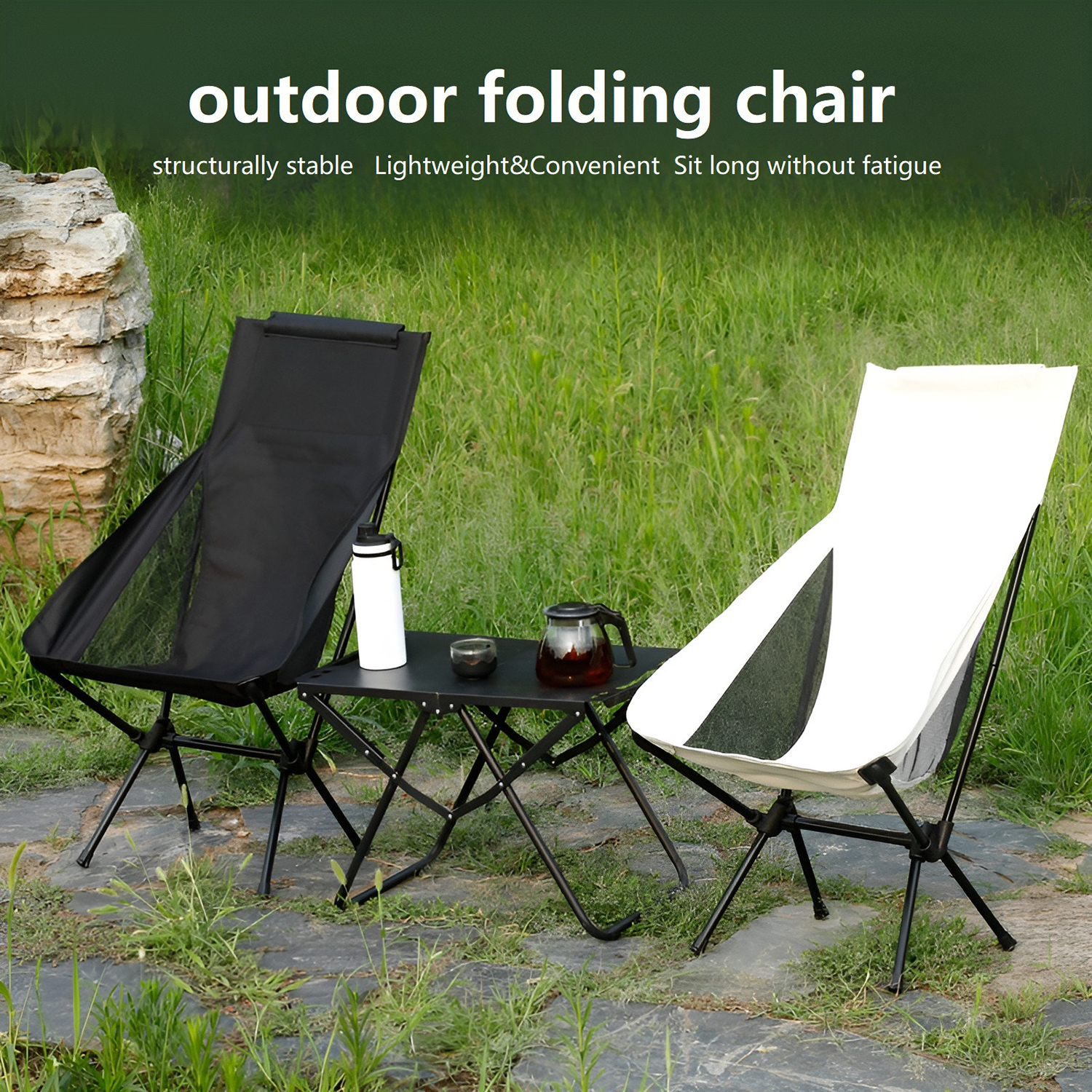 Foldable Camping Chairs Set Li – Outdoor Furniture Diy Plans recenzja i cena