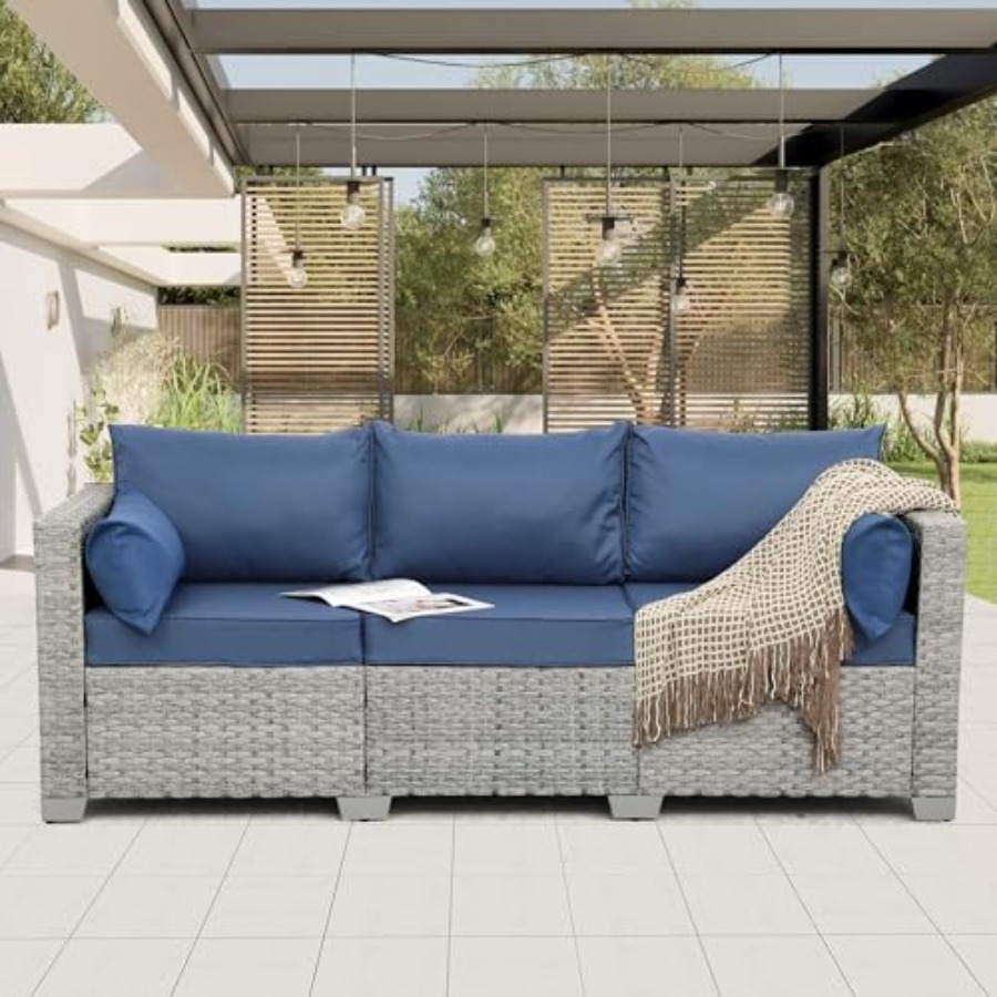 Outdoor Couch 3 Seater Wicker  – Outdoor Furniture In recenzja i cena