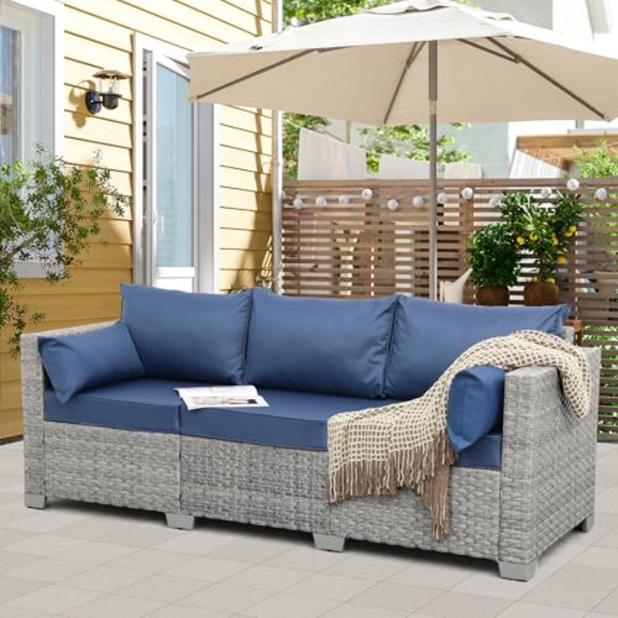 Outdoor Couch 3 Seater Wicker  – Outdoor Furniture In recenzja i cena